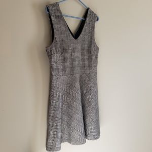 Plaid fitted dress -- perfect for work wear